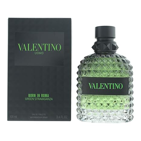 Valentino Uomo Born In Roma Green Stravaganza 3.4 oz. EDT Spray for Men